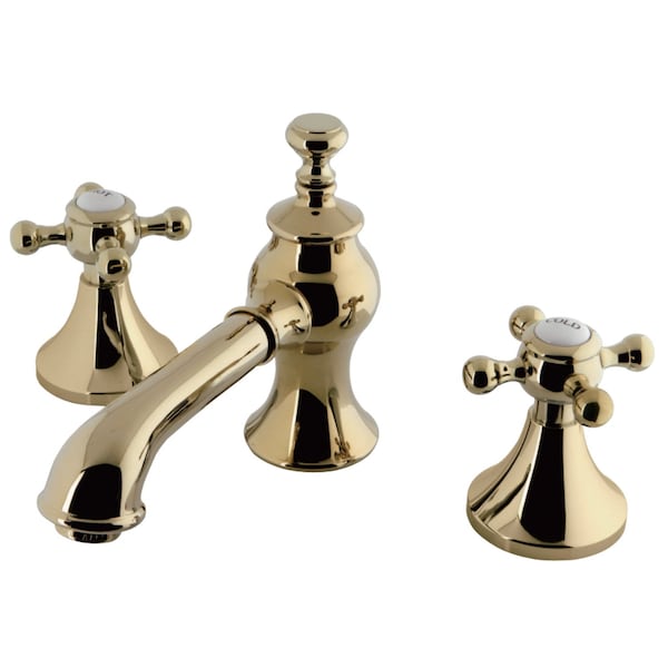 KC7062BX 8" Widespread Bathroom Faucet, Polished Brass
